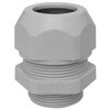 Kabelverschraubung, SYNTEC, metrisch, Polyamid grau, halogenfrei, mit Trapezgewinde
