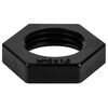 Iso-Gegenmutter, metrisch, schwarz, halogenfrei