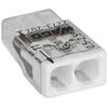 Steckklemme, COMPACT,  0,5 - 2,5 mm,  transparent