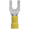 Gabelkabelschuh, PVC-Isolation, DIN 46237, gelb