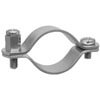 Erdungsrohrschelle,  Bandeisen verzinkt,  fr verzinkte Rohre
