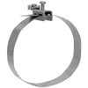 V2A-Banderdungsschelle, montiert, Anschluss Edelstahl, 1 x 2,5 bis 2 x 16