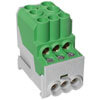 Unterverteiler-Abzweigklemme, 1-polig, 2 Eingnge 25 mm, 6 Ausgnge 6 mm