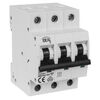 Leitungsschutzschalter, 3-polig, B-Charakteristik, 3 TE
