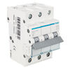 Leitungsschutzschalter, 3-polig, C-Charakteristik, 3 TE