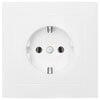 Komplett-Steckdose, SERIE S.1, polarwei� gl�nzend