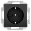 Kombi-Steckdose, K55� BBblack�, schwarz matt