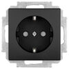 Kombi-Steckdose, K55� BBblack�, schwarz matt