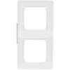 Abdeckrahmen, mit Beschriftungsstreifen 8 mm, K55�BB, reinwei�