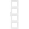 Abdeckrahmen, mit Beschriftungsstreifen 8 mm, K55�BB, reinwei�