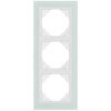 Glas-Abdeckrahmen, LOGUS 90, Glas wei�, Kunststoff signalwei�