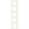 Abdeckrahmen, Standard 55, cremewei� gl�nzend
