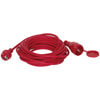 Schutzkontakt-Gummi- Verl�ngerung, H05 RR-F 3G x 1,5�, rot