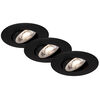Einbauleuchte, 3er-Set, LED/4,9W, 480 lm, 3000K