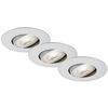 Einbauleuchte, 3er-Set, LED/4,9W, 480 lm, 3000K, Deckenausschnitt � 68