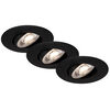 Einbauleuchte, 3er-Set, LED/4,9W, 480 lm, 3000K, Deckenausschnitt � 68