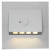 Wand- und Treppeneinbauleuchte,  NAVI, LED/0,93W, 24 lm, 3100K, mit Bewegungsmelder