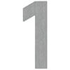 Hausnummern, Edelstahl, zur Wandmontage, H 145