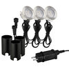 Bodeneinbaustrahler, CONNECT TO SHINE, TILIA, LED/1W, 100 lm, 3000K, 3er-Set