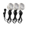Terrasseneinbauleuchte, CONNECT TO SHINE, PADOUK, LED/1W, 100 lm, 3000K, 3er-Set