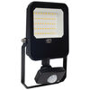 Au�enstrahler, LED/10W - 30W, 4000K, mit PIR-Sensor
