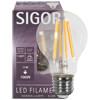 LED-Filament-Lampe,  AGL-Form, klar,  E27, 2700K
