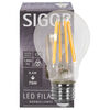 LED-Filament-Lampe, AGL-Form, klar, E27, 2700K