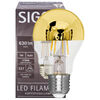 LED-Filament-Lampe, AGL-Form, verspiegelt, E27, 2700K