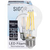 LED-Filament-Lampe, Full Spectrum, AGL-Form, klar, E27, 2700K