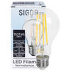 LED-Filament-Lampe, Full Spectrum, AGL-Form, klar, E27, 2700K