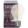 LED-Filament-Lampe,  AGL-Form, klar,  E27, 2700K