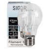 LED-Filament-Lampe, SNOW, AGL-Form, klar, E27, 2700K