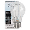 LED-Filament-Lampe, SNOW, AGL-Form, klar, E27, 2700K