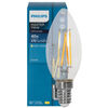 LED-Filament-Lampe, MASTER Value, LEDcandle, Kerzen-Form, klar, E14, 2700K bis 2200K
