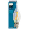 LED-Filament-Lampe, MASTER Value, LEDcandle, Kerzen-Form, klar, E14, 2700K bis 2200K