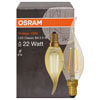 LED-Filament-Lampe, VINTAGE 1906, Kerzen-Form, gold, E14/2,5W (22W), 220 lm, 2400K