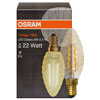 LED-Filament-Lampe, VINTAGE 1906, Kerzen-Form, gold, E14/2,5W (22W), 220 lm, 2400K