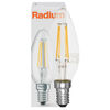 LED-Filament-Lampe, LED ESSENCE CANDLE, Kerzen-Form, klar, E14, 2700K