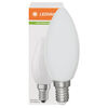 LED-Filament-Lampe,  RETROFIT CLASSIC B, Kerzen-Form, matt, E14, 2700K