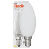 LED-Filament-Lampe, RALED STAR CANDLE, Kerzen-Form, matt, E14, 2700K