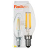 LED-Filament-Lampe, LED ESSENCE CANDLE, Kerzen-Form, klar, E14, 2700K