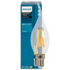 LED-Filament-Lampe, MASTER Value, LEDcandle, Kerzen-Form, klar, E14, 2700K bis 2200K