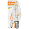 LED-Filament-Lampe, RETROFIT, Kerzen-Form, klar, E14, 2700K