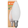 LED-Filament-Lampe, CLASSIC B, Kerzen-Form, matt, E14, 2700K
