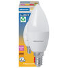 LED-Lampe, MELLOTONE, Kerzen-Form, opal, E14, 2000K