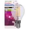 LED-Filament-Lampe, CorePro LEDluster, Tropfen-Form, klar, E14, 2700K