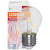 LED-Filament-Lampe, RETROFIT, Tropfen-Form, klar,  E27, 2700K