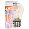 LED-Filament-Lampe, RETROFIT, Tropfen-Form, klar,  E27, 2700K