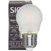 LED-Filament-Lampe, Tropfen-Form, matt, E27, 2700K