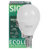 LED-Lampe, ECOLUX, Tropfen-Form, opal, E14, 2700K